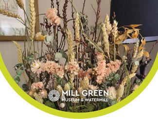 Dried Summer Meadow Flower Arrangement with The Thankful Florist
