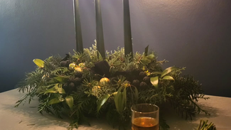 Christmas Table Arrangement Workshop with The Thankful Florist