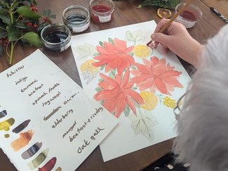 Botanical Inks Workshop with Hazel