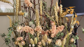 Dried Summer Meadow Flower Arrangement